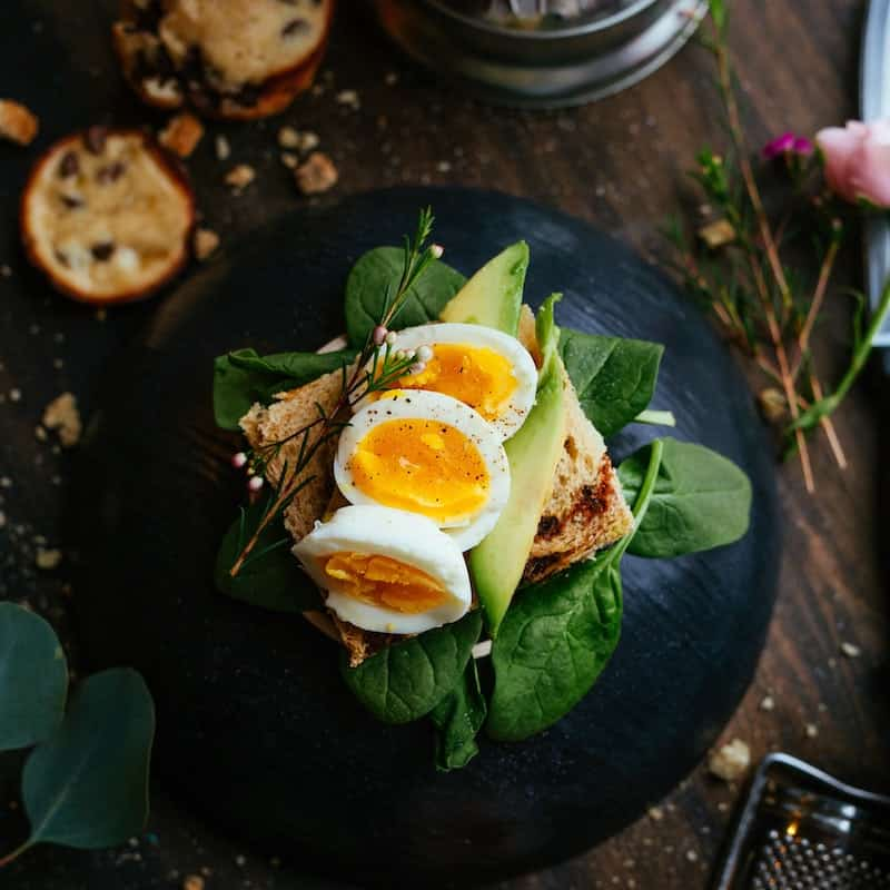 Photo of beautiful arranged food