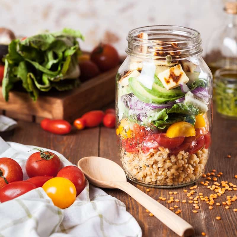 Photo of beautiful arranged food